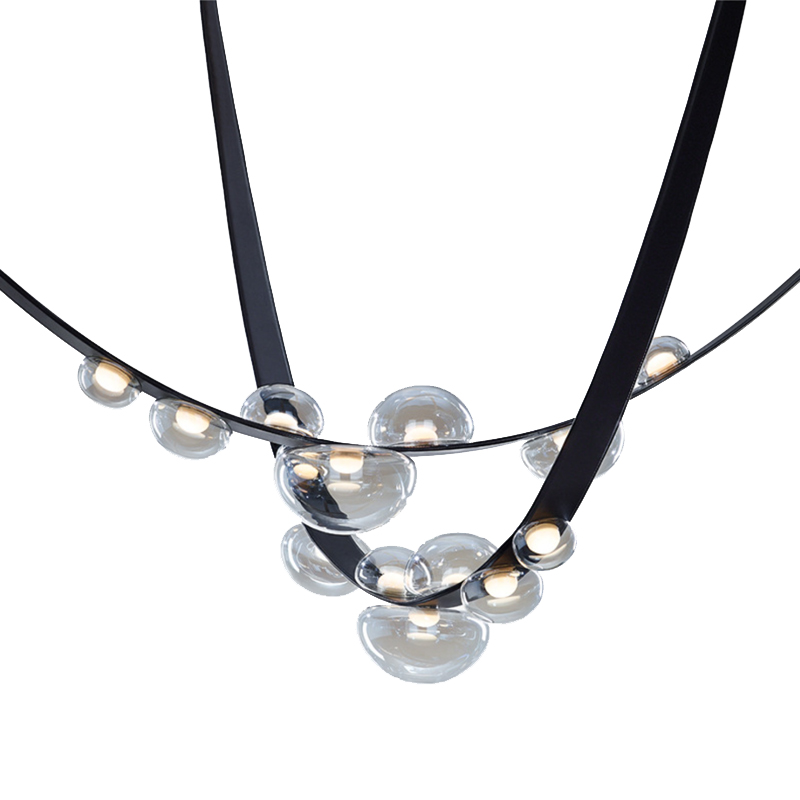 Drops Lamp Черный матовый Светло-серый Drops Lamp Черный матовый Светло-серый в Тюмени | Loft Concept