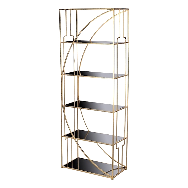 Стеллаж Shine Gold Золотой Желтый Стеллаж Shine Gold Золотой Желтый в Тюмени | Loft Concept