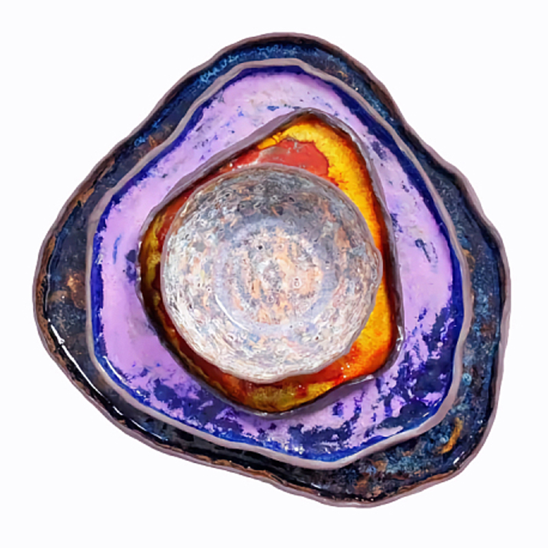 Сет из 3-х тарелок «LABRADORITE» Синий Оранжевый Серый Фиолетовый Сет из 3-х тарелок «LABRADORITE» Синий Оранжевый Серый Фиолетовый в Тюмени | Loft Concept