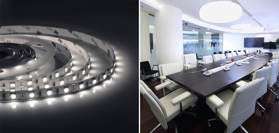 Светодиодная лента 14,4W/m 60Led/m 5050SMD холодный белый Светодиодная лента 14,4W/m 60Led/m 5050SMD холодный белый - Loft-Concept в Тюмени