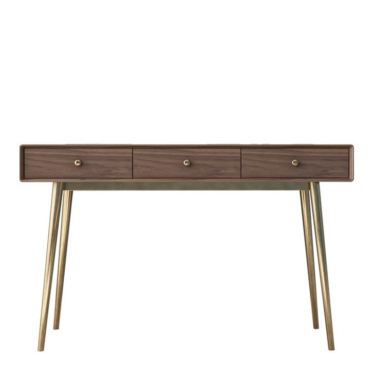 Консоль Walnut console Орех Глянцевое золото Консоль Walnut console Орех Глянцевое золото в Тюмени | Loft Concept