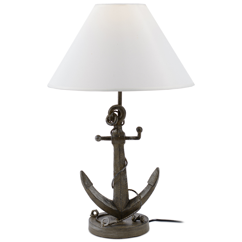 Настольная лампа Sea Anchor Table Lamp Коричневый Белый Настольная лампа Sea Anchor Table Lamp Коричневый Белый в Тюмени | Loft Concept