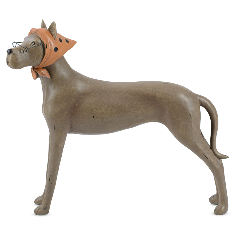 Статуэтка Clever Dog Коричневый Оранжевый Статуэтка Clever Dog Коричневый Оранжевый в Тюмени | Loft Concept