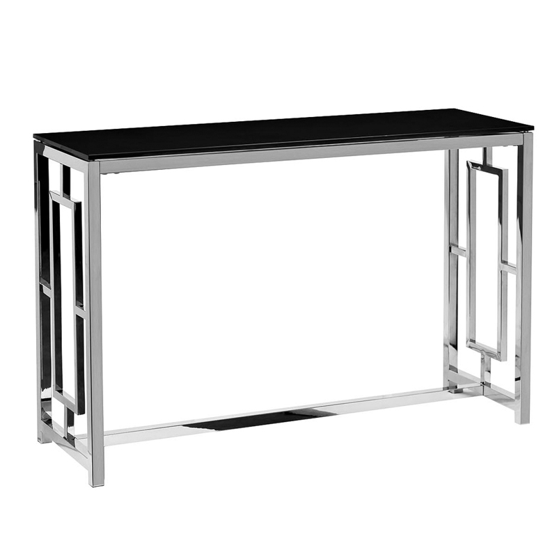 Консоль Console Black Glass Черный Хром Консоль Console Black Glass Черный Хром в Тюмени | Loft Concept