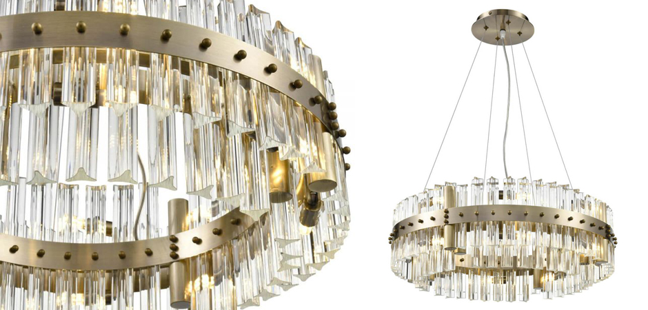 Люстра Glass Angular Tubes Люстра Glass Angular Tubes - Loft-Concept в Тюмени