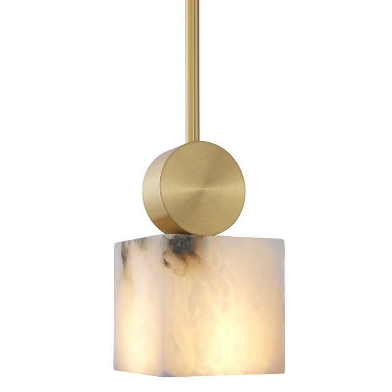 Подвесной светильник Eichholtz Chandelier Etruscan Square Латунь Белый Подвесной светильник Eichholtz Chandelier Etruscan Square Латунь Белый в Тюмени | Loft Concept
