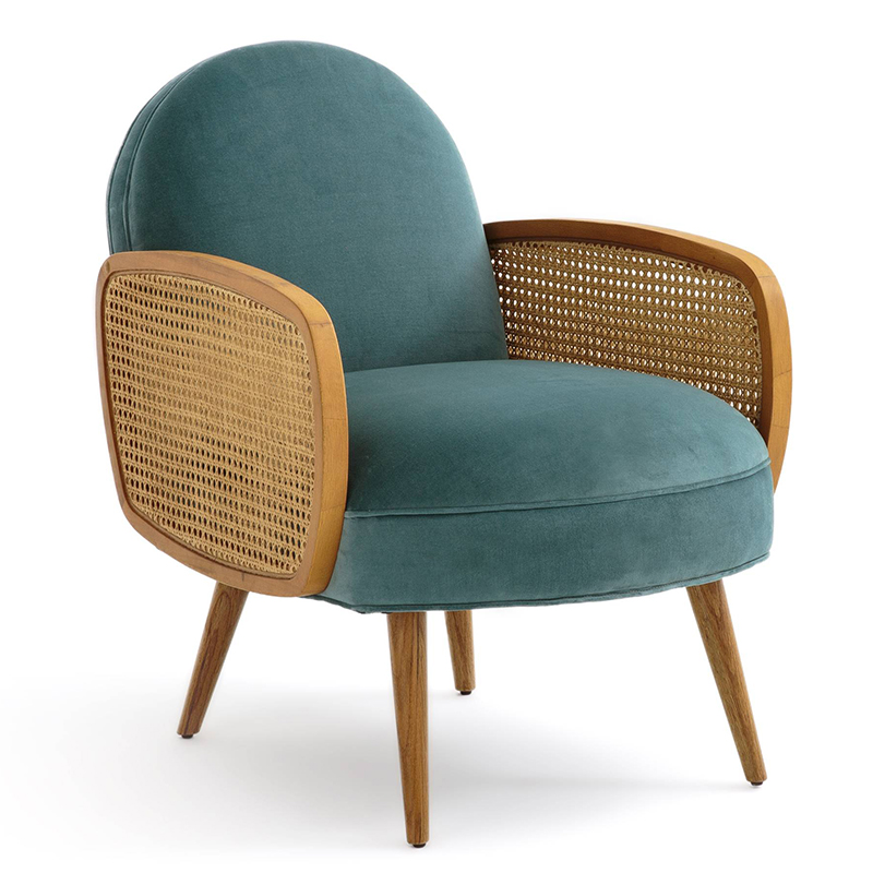 Кресло Morten Wicker Turquoise Armchair Бирюзовый Кресло Morten Wicker Turquoise Armchair Бирюзовый в Тюмени | Loft Concept