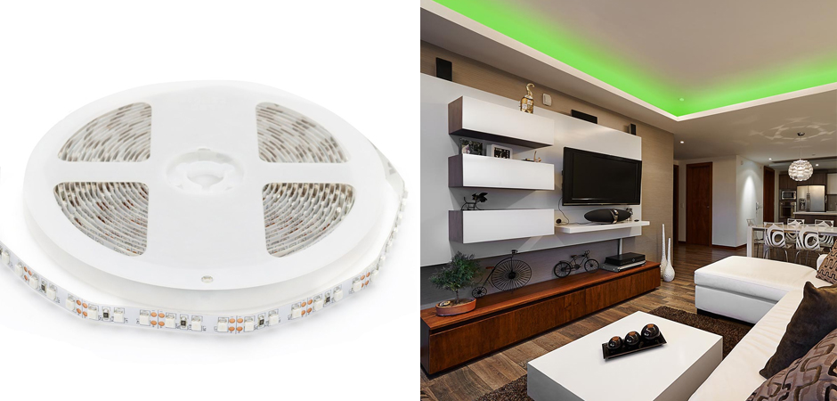 Светодиодная лента 9,6W/m 120LED/m 3528SMD зеленый 5M Светодиодная лента 9,6W/m 120LED/m 3528SMD зеленый 5M - Loft-Concept в Тюмени