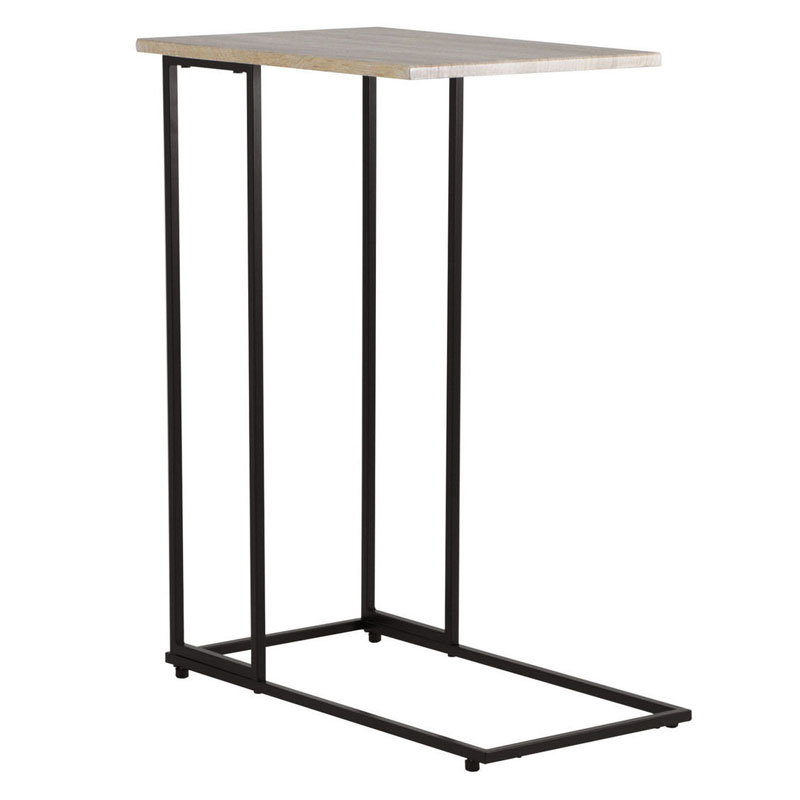 Приставной стол Industrial Oak Aubrey Side Table Черный Приставной стол Industrial Oak Aubrey Side Table Черный в Тюмени | Loft Concept