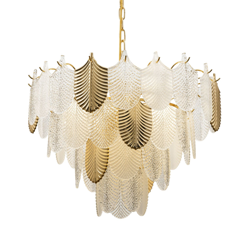 Люстра Feyar Gold Enlarged c Рельефным Стеклом Золотой Белый Люстра Feyar Gold Enlarged c Рельефным Стеклом Золотой Белый в Тюмени | Loft Concept