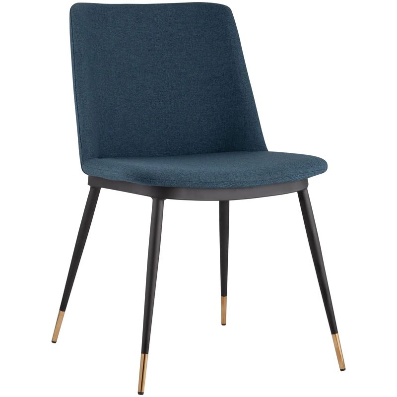 Стул Melissa Chair Синяя Рогожка Синий Черный Стул Melissa Chair Синяя Рогожка Синий Черный в Тюмени | Loft Concept