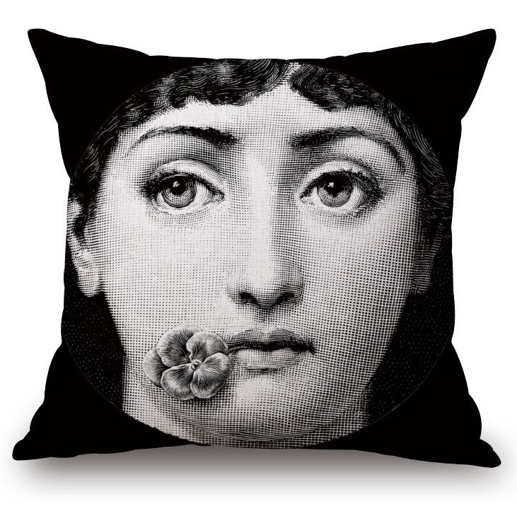 Декоративная подушка Fornasetti 010 Декоративная подушка Fornasetti 010 в Тюмени | Loft Concept