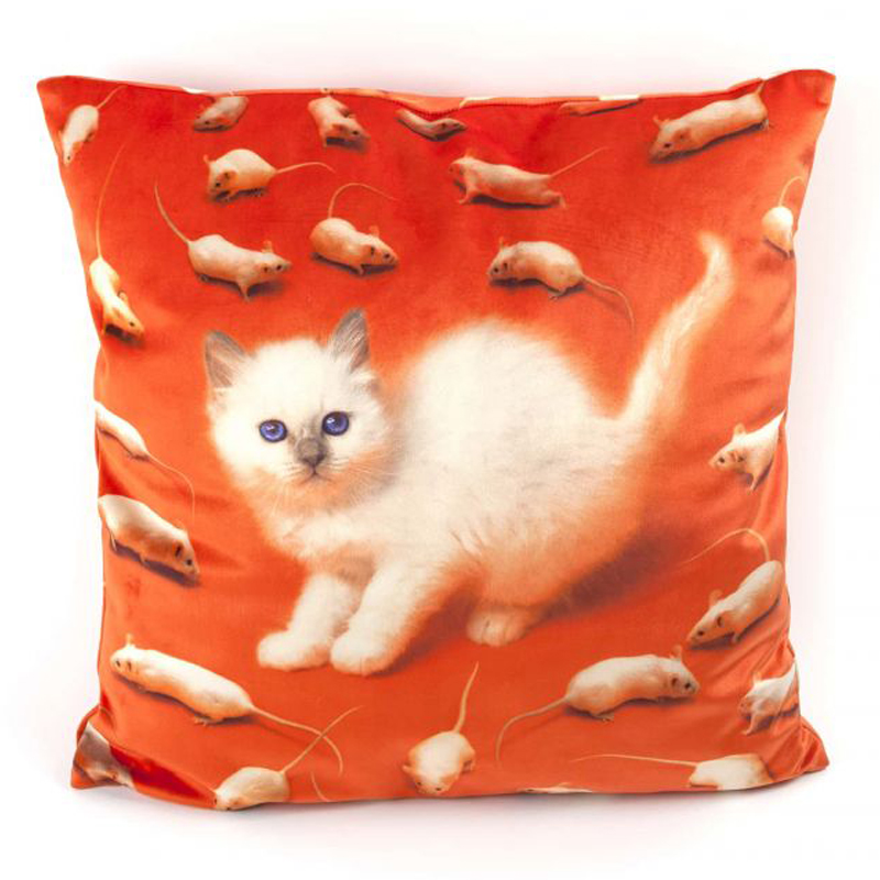 Подушка Seletti Cushion Kitten Мульти Подушка Seletti Cushion Kitten Мульти в Тюмени | Loft Concept
