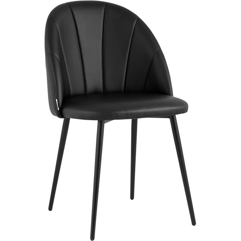 Стул Balsari S Chair Черная Экокожа Черный Стул Balsari S Chair Черная Экокожа Черный в Тюмени | Loft Concept