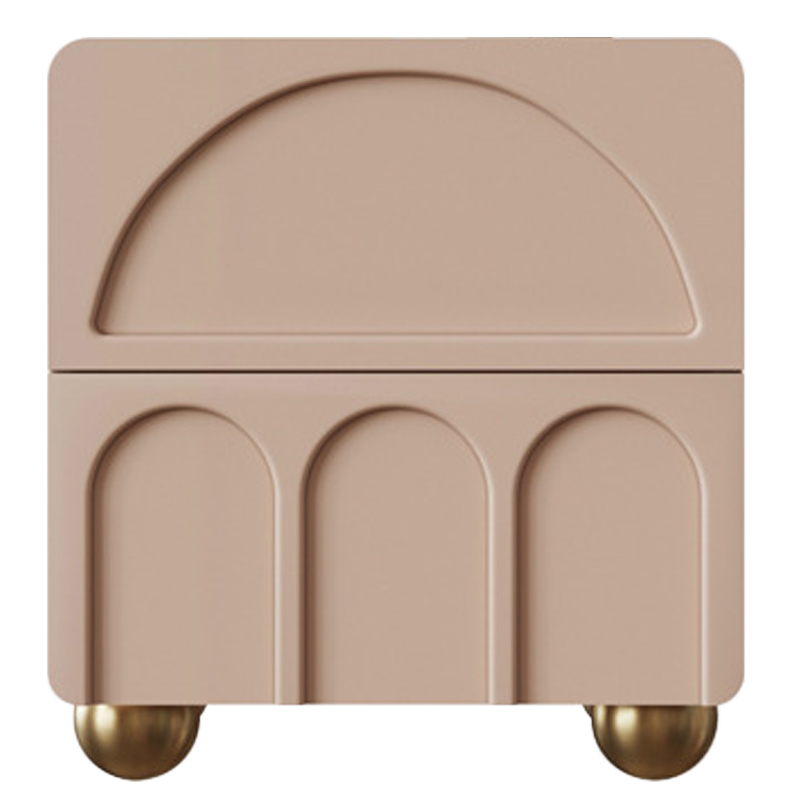 Тумба Arch Nightstand Pink Розовый пастельный Золотой Тумба Arch Nightstand Pink Розовый пастельный Золотой в Тюмени | Loft Concept