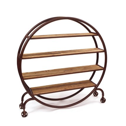 Стеллаж Industrial Metal Round Bookshelf Стеллаж Industrial Metal Round Bookshelf в Тюмени | Loft Concept