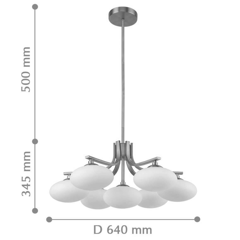 Oval Balls Mushrooms Chandelier 7 Brass Oval Balls Mushrooms Chandelier 7 Brass в Тюмени
