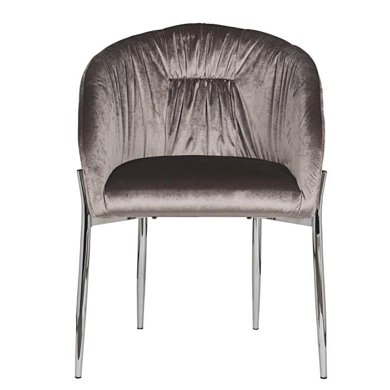 Стул Miranda Chair grey Светло-серый Нержавеющая сталь Стул Miranda Chair grey Светло-серый Нержавеющая сталь в Тюмени | Loft Concept