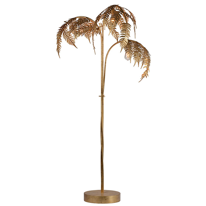 Торшер Thin Palm Floor Lamp Золотой Торшер Thin Palm Floor Lamp Золотой в Тюмени | Loft Concept