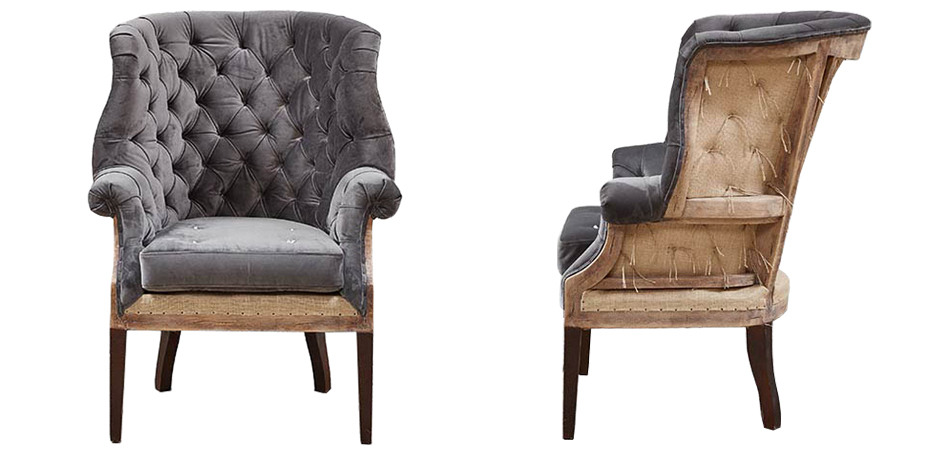 Кресло Gamilton Armchair Gray Кресло Gamilton Armchair Gray - Loft-Concept в Тюмени