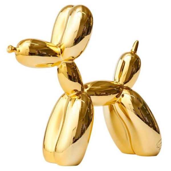 Статуэтка Jeff Koons Balloon Dog medium Gold Глянцевое золото Статуэтка Jeff Koons Balloon Dog medium Gold Глянцевое золото в Тюмени | Loft Concept