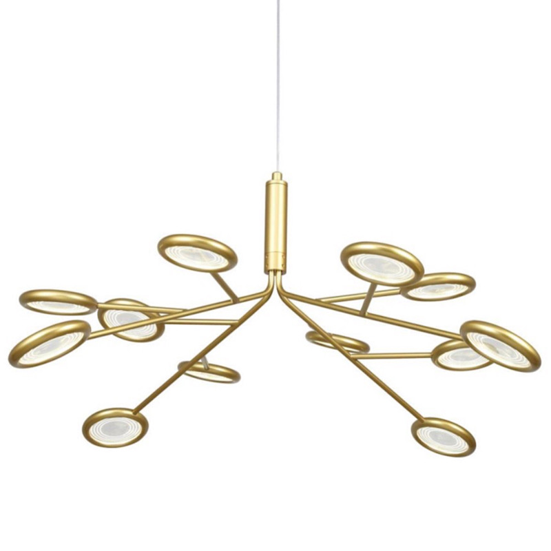Люстра Gold Bendik Lighting Прозрачный Золотой в Тюмени | Loft Concept 