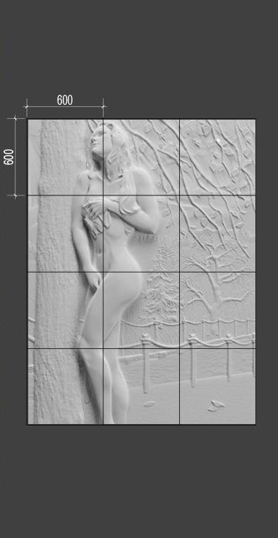 Барельеф NAKED Барельеф NAKED в Тюмени