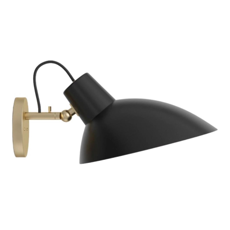 Бра с черным матовым плафоном Retro Light матовое золото Черный Бра с черным матовым плафоном Retro Light матовое золото Черный в Тюмени | Loft Concept