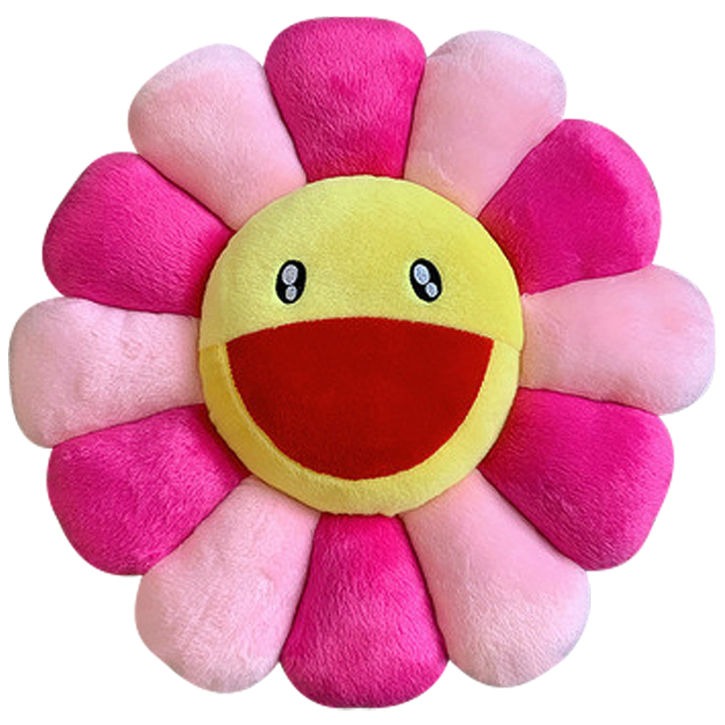 Подушка Takashi Murakami Pink Розовый Подушка Takashi Murakami Pink Розовый в Тюмени | Loft Concept