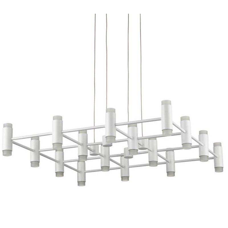 Люстра Rigor & Conciseness Lighting Round Plafond White Белый Люстра Rigor & Conciseness Lighting Round Plafond White Белый в Тюмени | Loft Concept