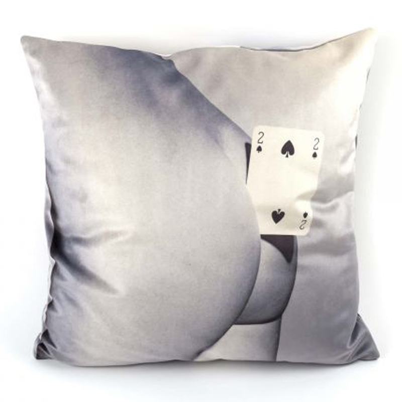 Подушка Seletti Cushion Two of spades Мульти Подушка Seletti Cushion Two of spades Мульти в Тюмени | Loft Concept