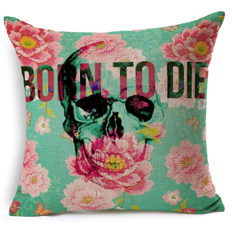 Декоративная подушка Born to die Декоративная подушка Born to die в Тюмени | Loft Concept