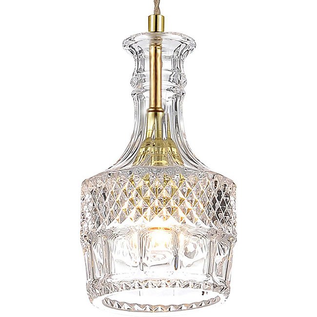 Подвесной светильник lee broom DECANTERLIGHT pendant II Золотой Прозрачное Стекло Подвесной светильник lee broom DECANTERLIGHT pendant II Золотой Прозрачное Стекло в Тюмени | Loft Concept