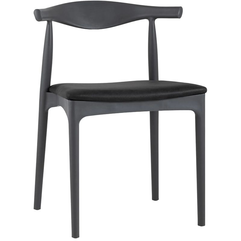 Стул Elbow HANS J.WEGNER с Подлокотником Серый Мягкое Сидение Темно-серый Стул Elbow HANS J.WEGNER с Подлокотником Серый Мягкое Сидение Темно-серый в Тюмени | Loft Concept