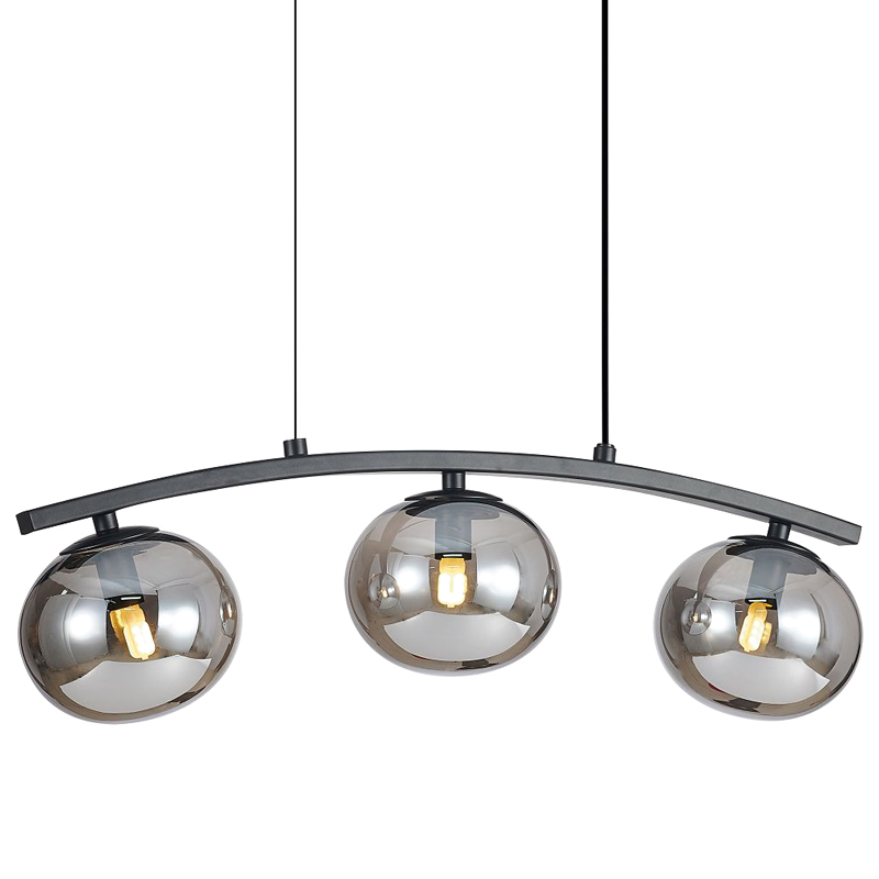 Люстра B.LUX Матовый черный каркас 54 см Черный матовый Серый Люстра B.LUX Матовый черный каркас 54 см Черный матовый Серый в Тюмени | Loft Concept