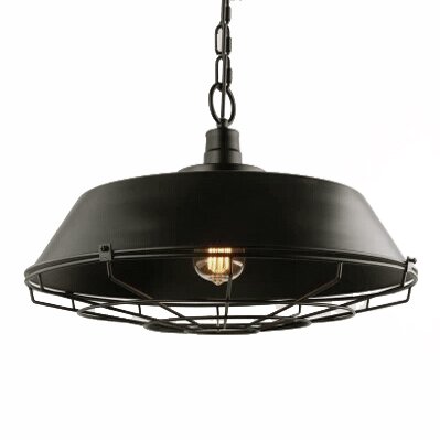 Люстра Dark Cage Pendant Черный Искусственная бурая ржавчина Люстра Dark Cage Pendant Черный Искусственная бурая ржавчина в Тюмени | Loft Concept