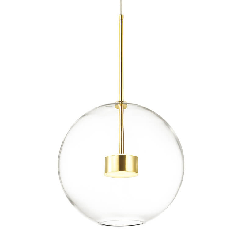 Подвесной светильник Transparent Bubble Pendant Gold One Глянцевое золото Прозрачный Подвесной светильник Transparent Bubble Pendant Gold One Глянцевое золото Прозрачный в Тюмени | Loft Concept