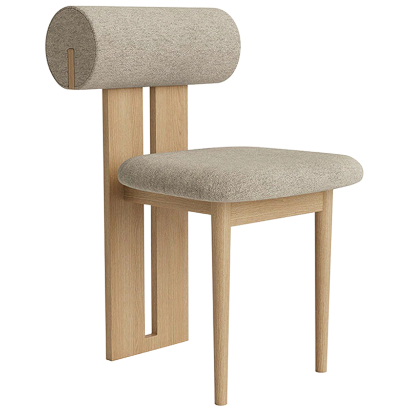 Стул Behemo Grey Chair Древесина Бежево-серый Стул Behemo Grey Chair Древесина Бежево-серый в Тюмени | Loft Concept