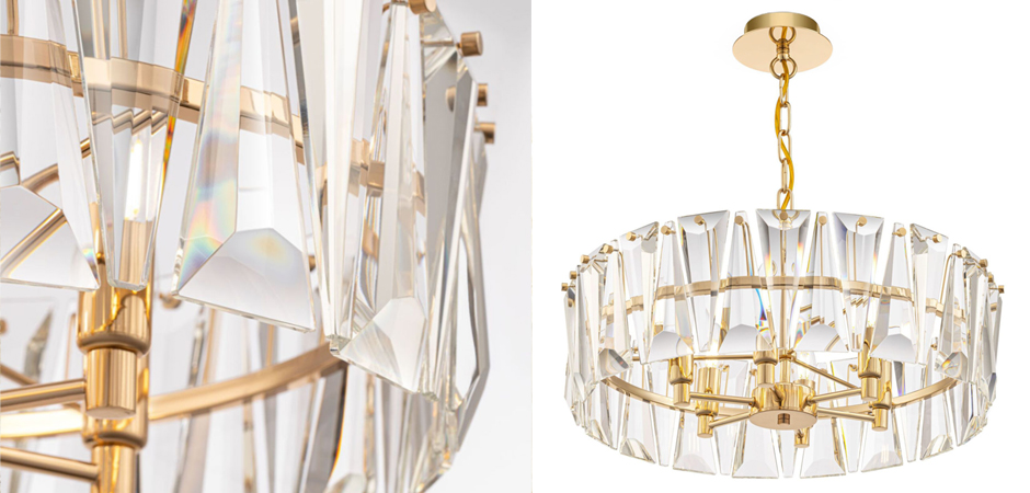Люстра Ruby Crystal Chandelier Gold 53 Люстра Ruby Crystal Chandelier Gold 53 - Loft-Concept в Тюмени