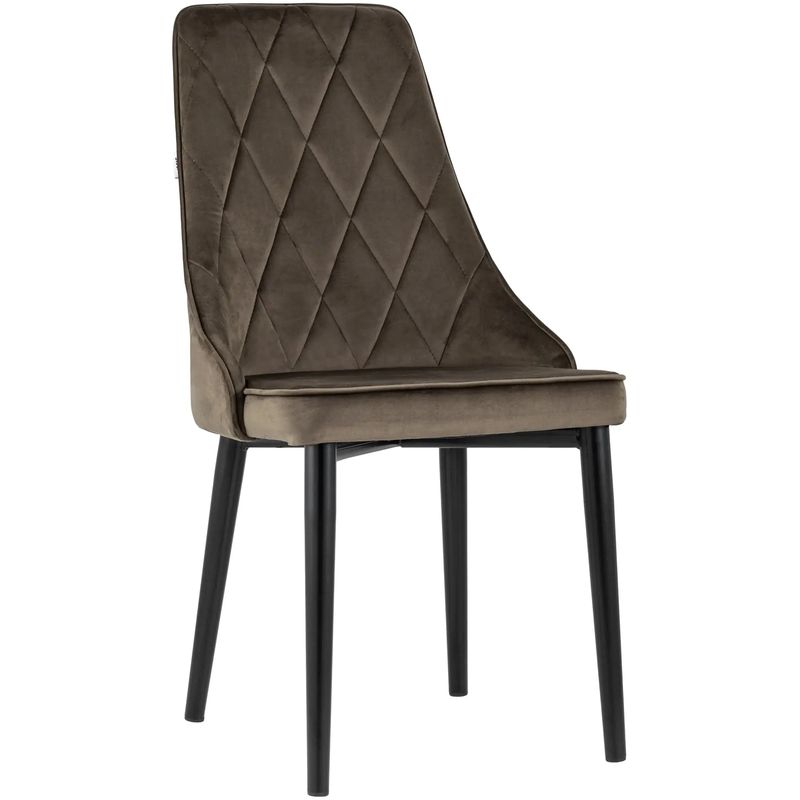 Стул Versailles Chair Коричневый Велюр Коричневый Черный Стул Versailles Chair Коричневый Велюр Коричневый Черный в Тюмени | Loft Concept