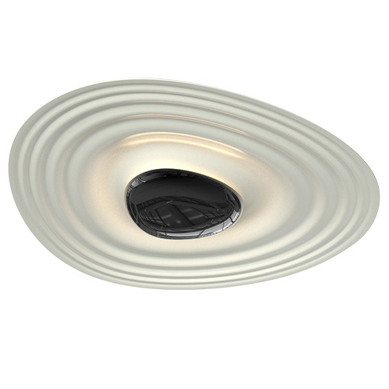 Потолочный светильник Aceline Light 1 плафон Белый Черный Потолочный светильник Aceline Light 1 плафон Белый Черный в Тюмени | Loft Concept