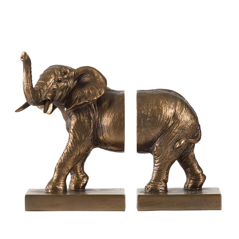 Держатель для книг Animal Figures слон Бронза Держатель для книг Animal Figures слон Бронза в Тюмени | Loft Concept