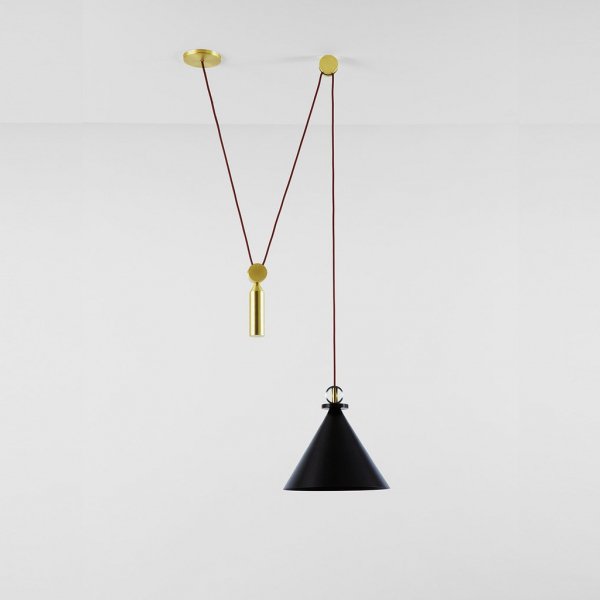 Подвесной светильник Shape up Pendant Cone Black Черный Подвесной светильник Shape up Pendant Cone Black Черный в Тюмени | Loft Concept