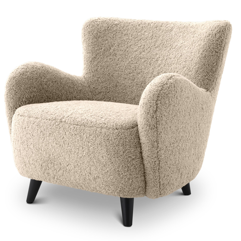 Кресло Eichholtz Chair Svante s Песочный Черный Кресло Eichholtz Chair Svante s Песочный Черный в Тюмени | Loft Concept