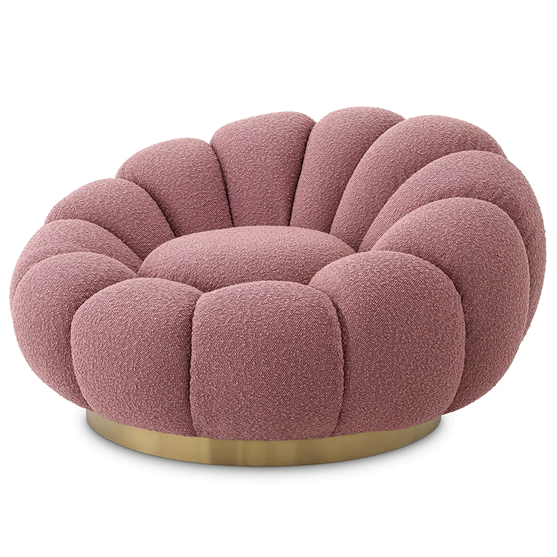 Кресло Eichholtz Swivel Chair Mello Rose Дымчатая Роза Латунь Кресло Eichholtz Swivel Chair Mello Rose Дымчатая Роза Латунь в Тюмени | Loft Concept