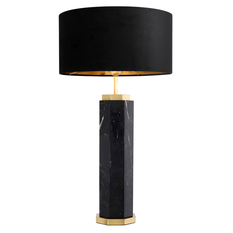 Настольная лампа Eichholtz Table Lamp Newman Black Латунь Античная полированная Черный Настольная лампа Eichholtz Table Lamp Newman Black Латунь Античная полированная Черный в Тюмени | Loft Concept