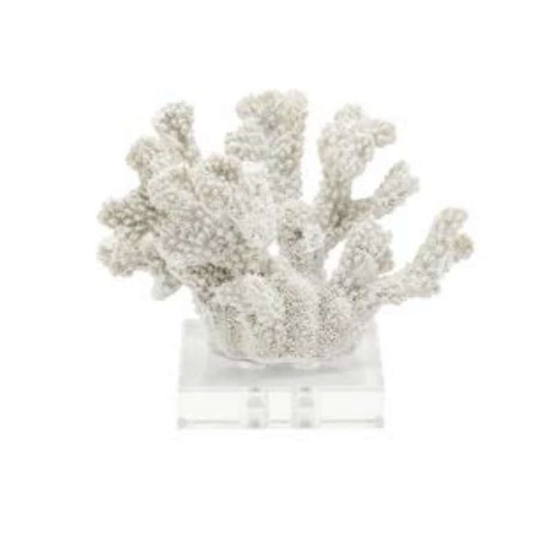Статуэтка White Coral 12 Белый Прозрачный Статуэтка White Coral 12 Белый Прозрачный в Тюмени | Loft Concept