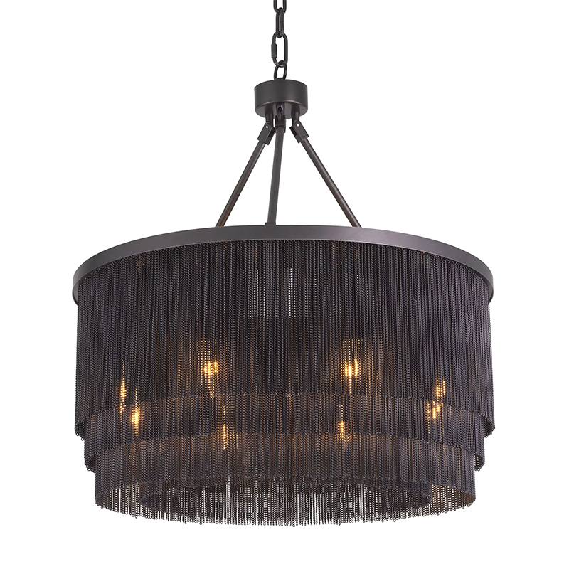 Люстра Eichholtz Chandelier Tissot S Темная бронза в Тюмени | Loft Concept 