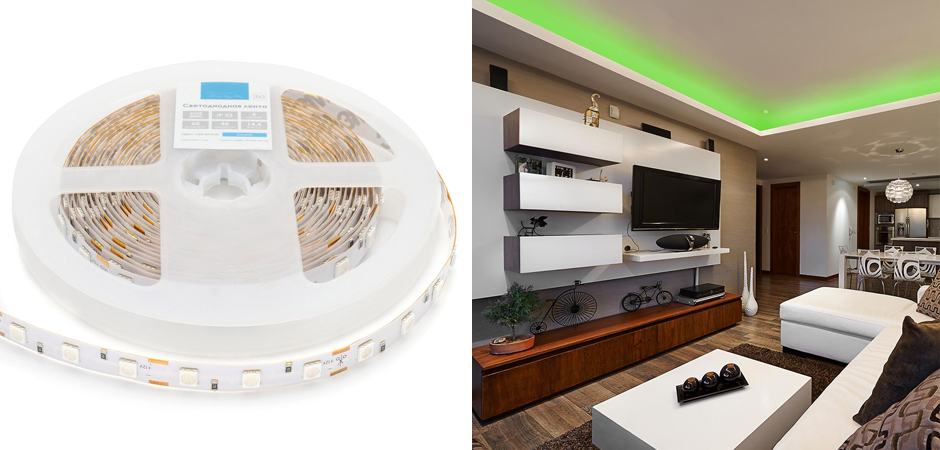 Светодиодная лента 14,4W/m 60LED/m 5050SMD зеленый Светодиодная лента 14,4W/m 60LED/m 5050SMD зеленый - Loft-Concept в Тюмени