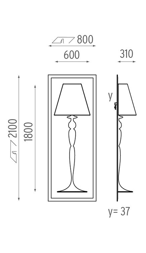 Настенный Светильник Flos Abajourd Hui Large Lampada da parete Настенный Светильник Flos Abajourd Hui Large Lampada da parete в Тюмени